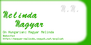 melinda magyar business card